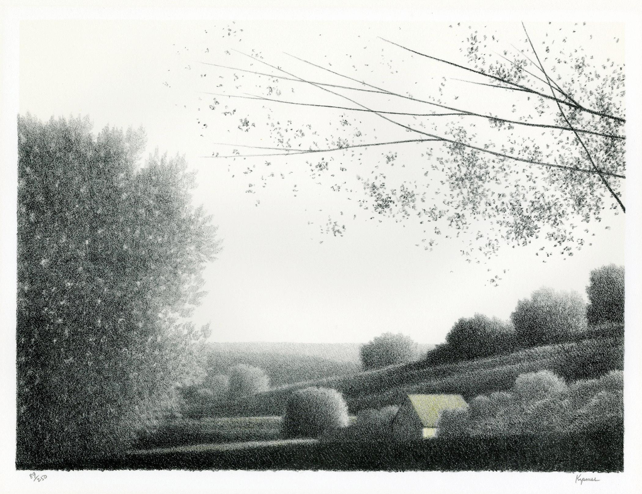Robert Kipniss Landscape Print - Rolling Hills