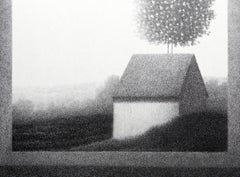 Shed, moderne Lithographie von Robert Kipniss