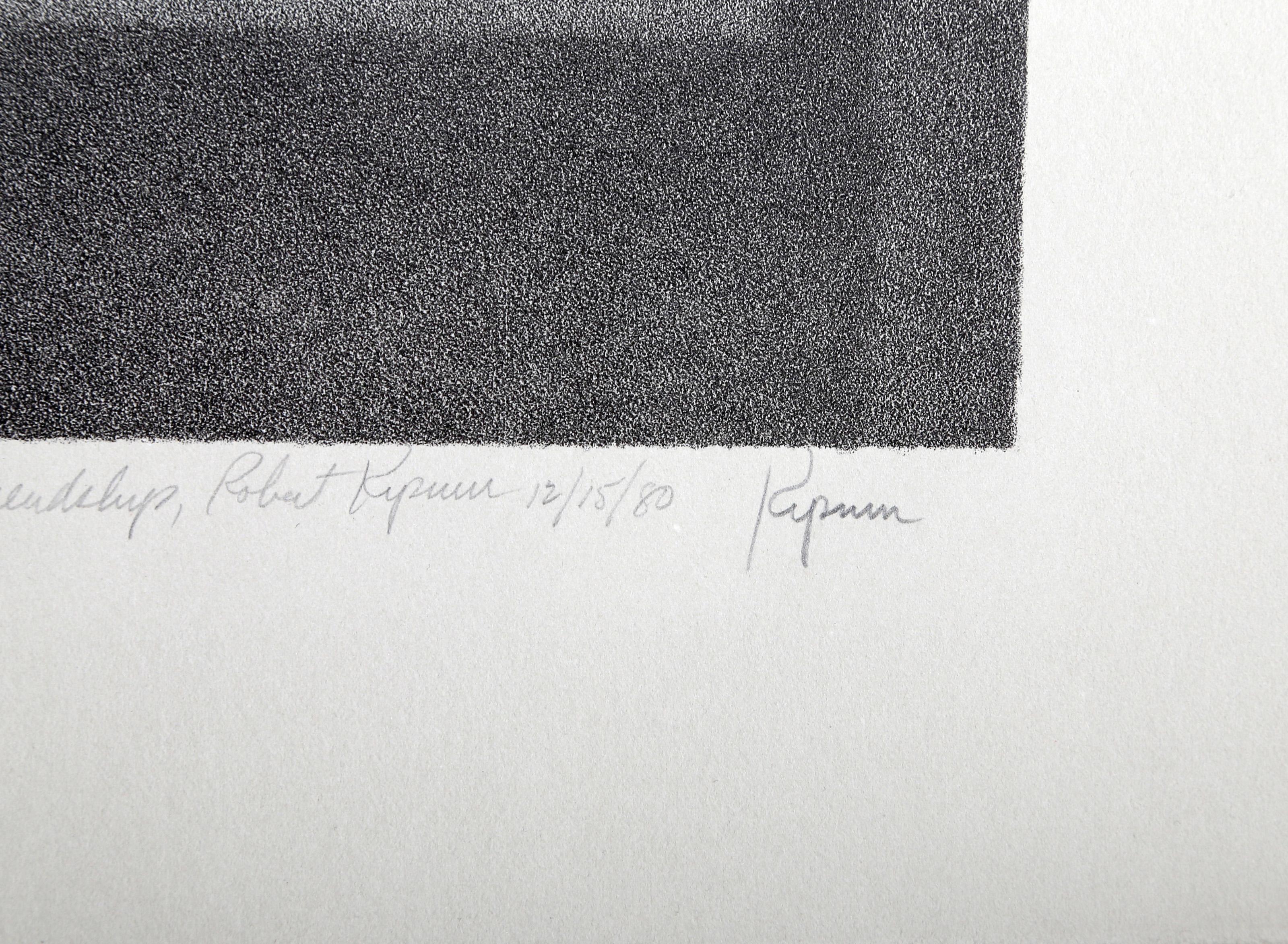 Cobertizo, litografía moderna de Robert Kipniss en venta 3