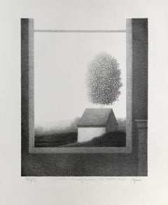Shed, Modern Lithograph by Robert Kipniss