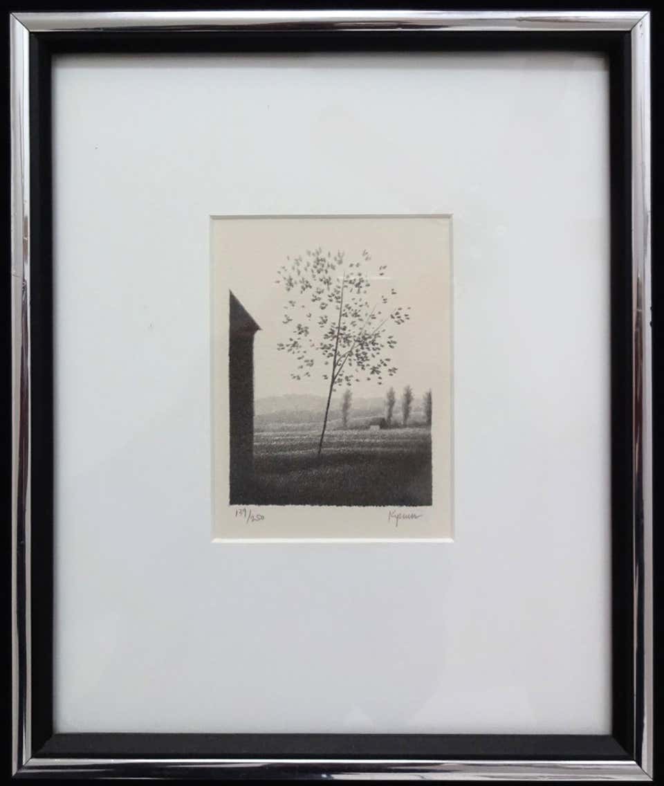 Small Fields, Modern Lithograph by Robert Kipniss