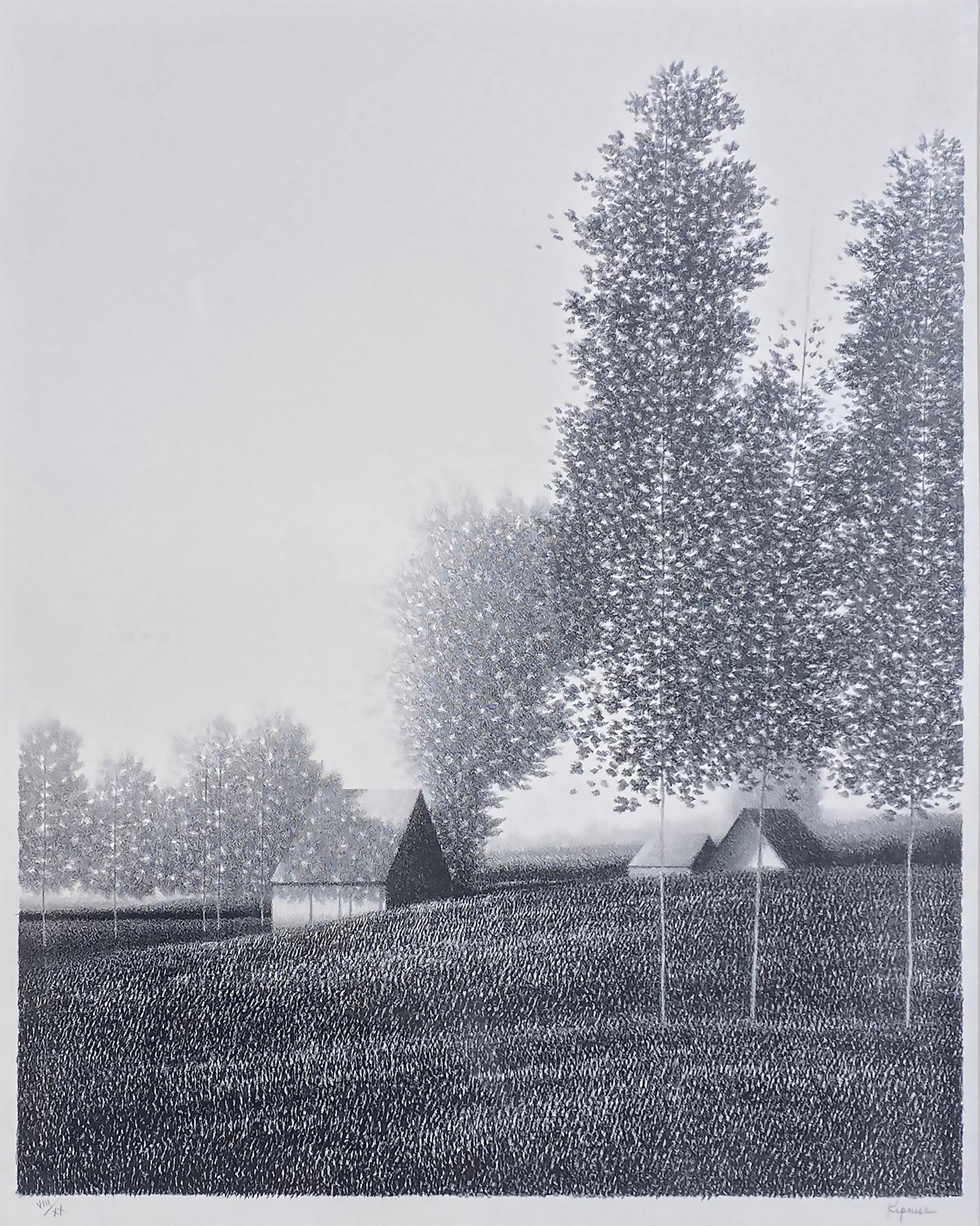 Robert Kipniss Landscape Print - Summer, 1977