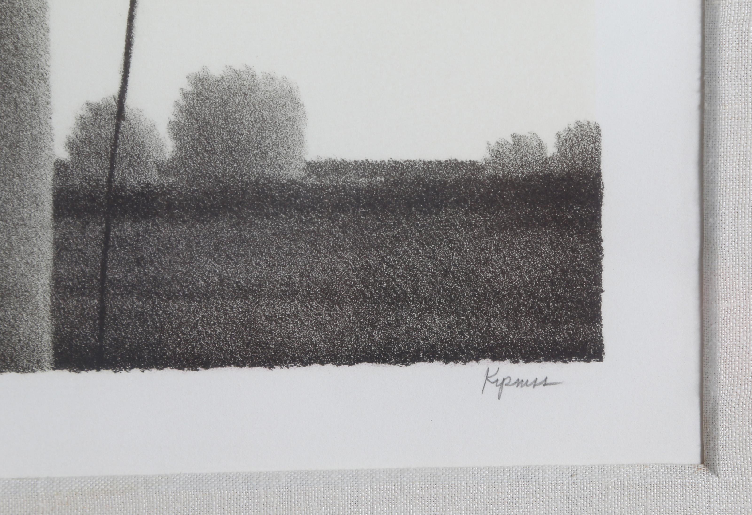 Tall Skinny Trees, Modern Lithograph by Robert Kipniss For Sale 3