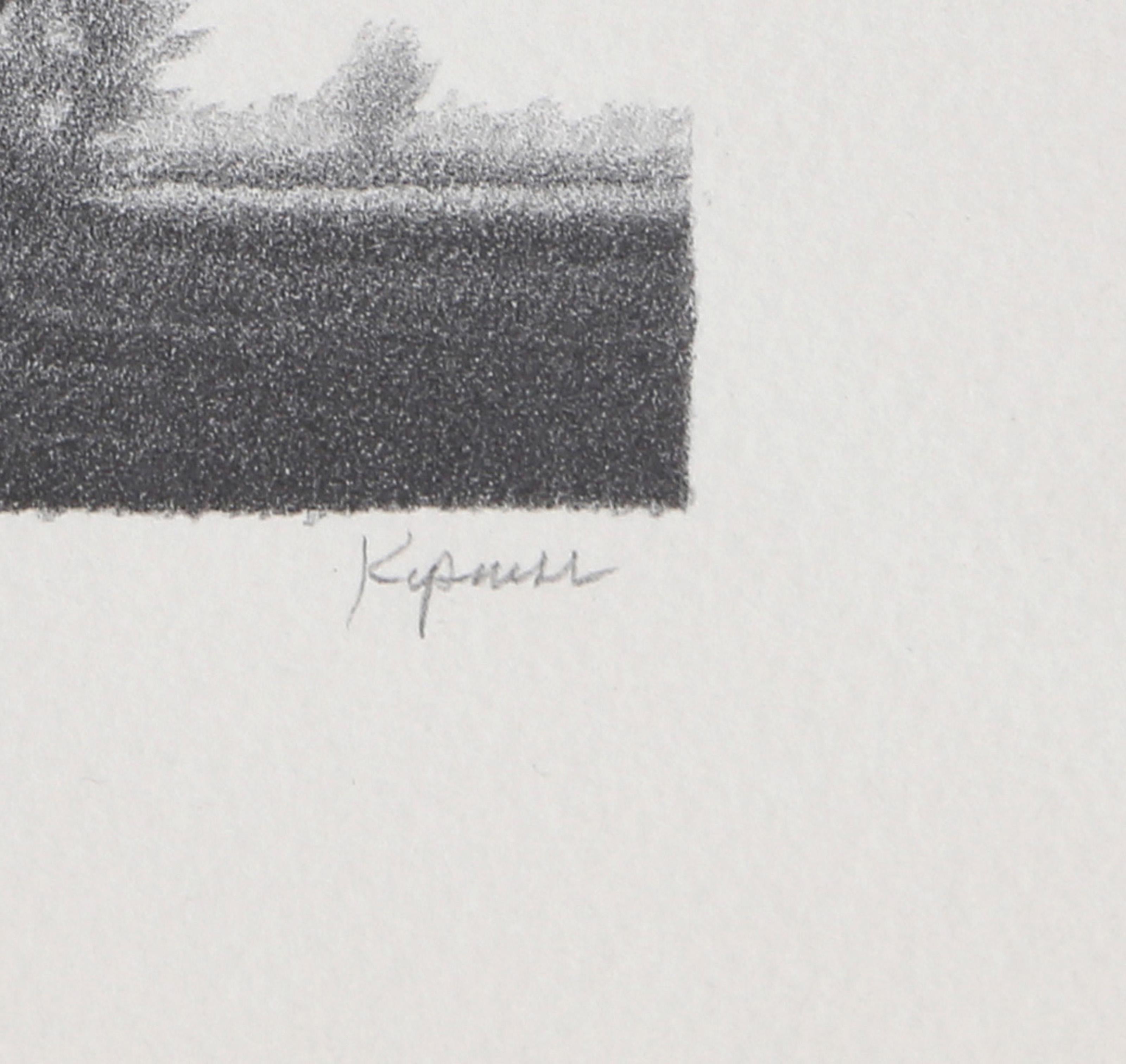 Three Trees, Modern Lithograph by Robert Kipniss 3