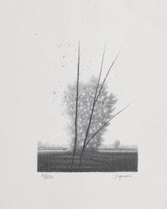 Three Trees, Modern Lithograph by Robert Kipniss