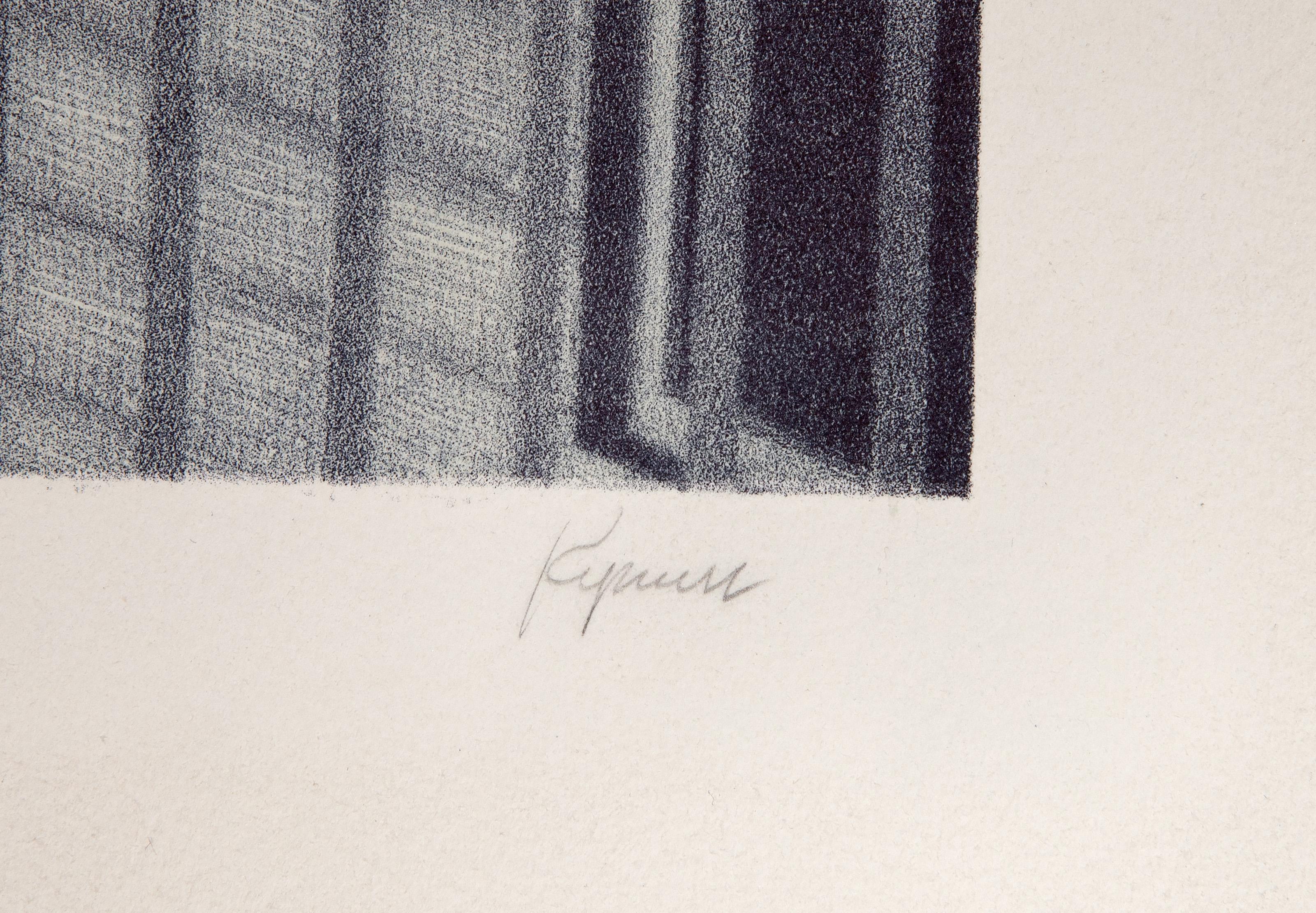 Winter, litografía moderna de Robert Kipniss en venta 4