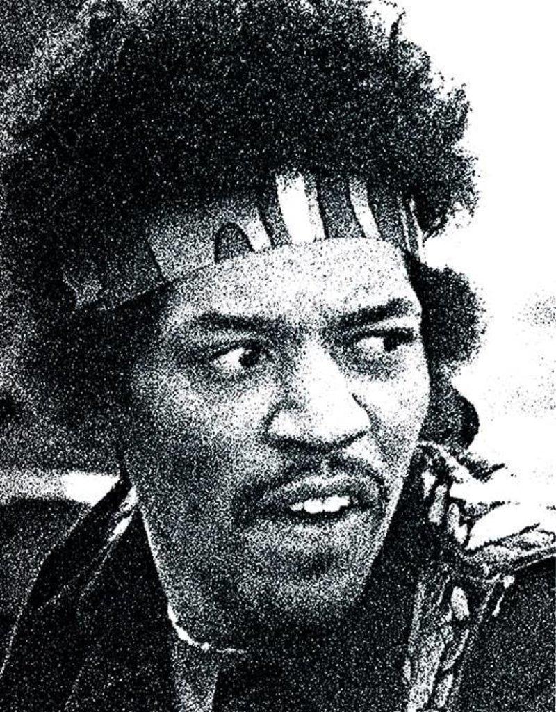 Portrait Photograph Robert Knight - Tête de Hendrix