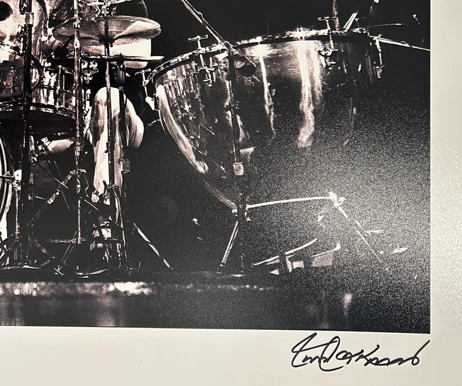 John Bonham, Kit complet, Seattle 1972 - Photograph de Robert Knight
