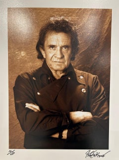 Johnny Cash Sepia