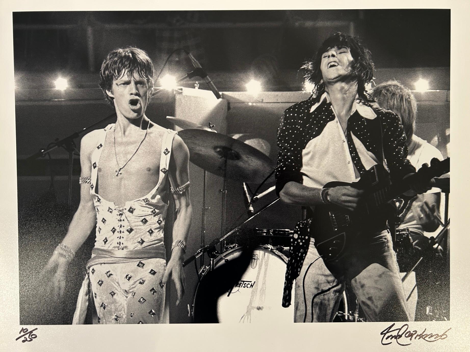 Robert Knight Black and White Photograph - Mick and Keith, Honolulu 1973