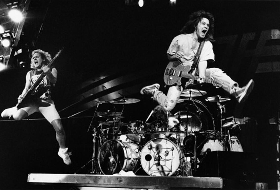 Robert Knight Black and White Photograph - Van Halen, Costa Mesa, CA, 1995