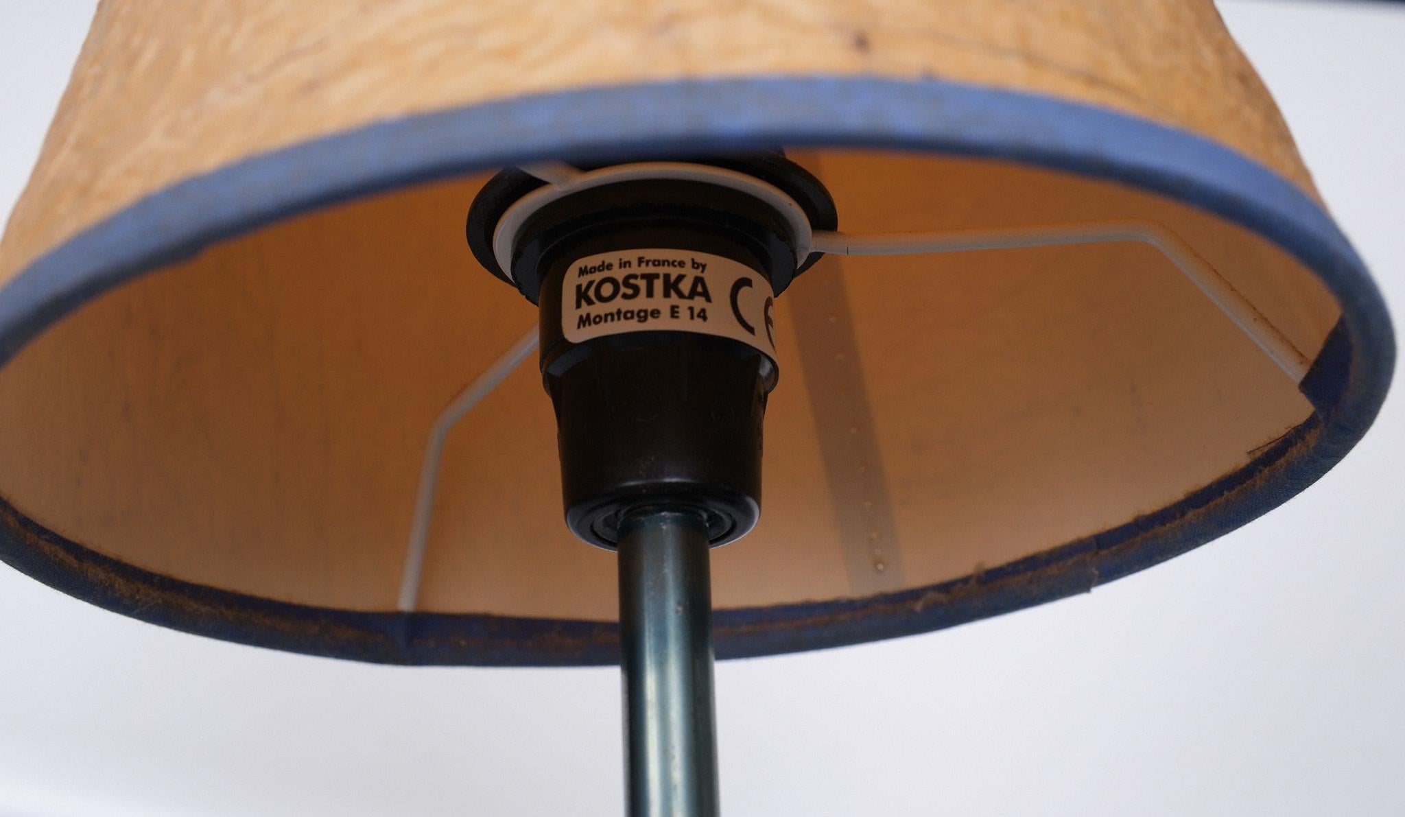 Robert  Kostka  Lámpara de mesa Star hecha a mano  Años 80 Francia  en venta 2
