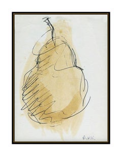 Robert Kulicke Original Painting Hand Signed Modern Still Life Framed Artwork
