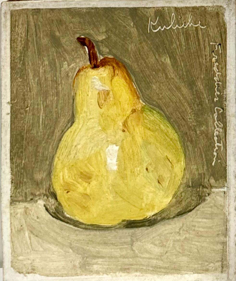 Still-Life Painting de Robert Kulicke - Pera amarilla
