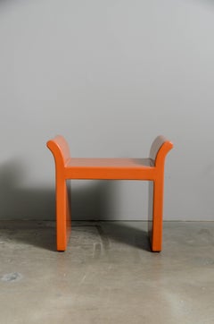 Robert Kuo Vanity Seat in Mila Lacquer, Contemporary, Limited Edition