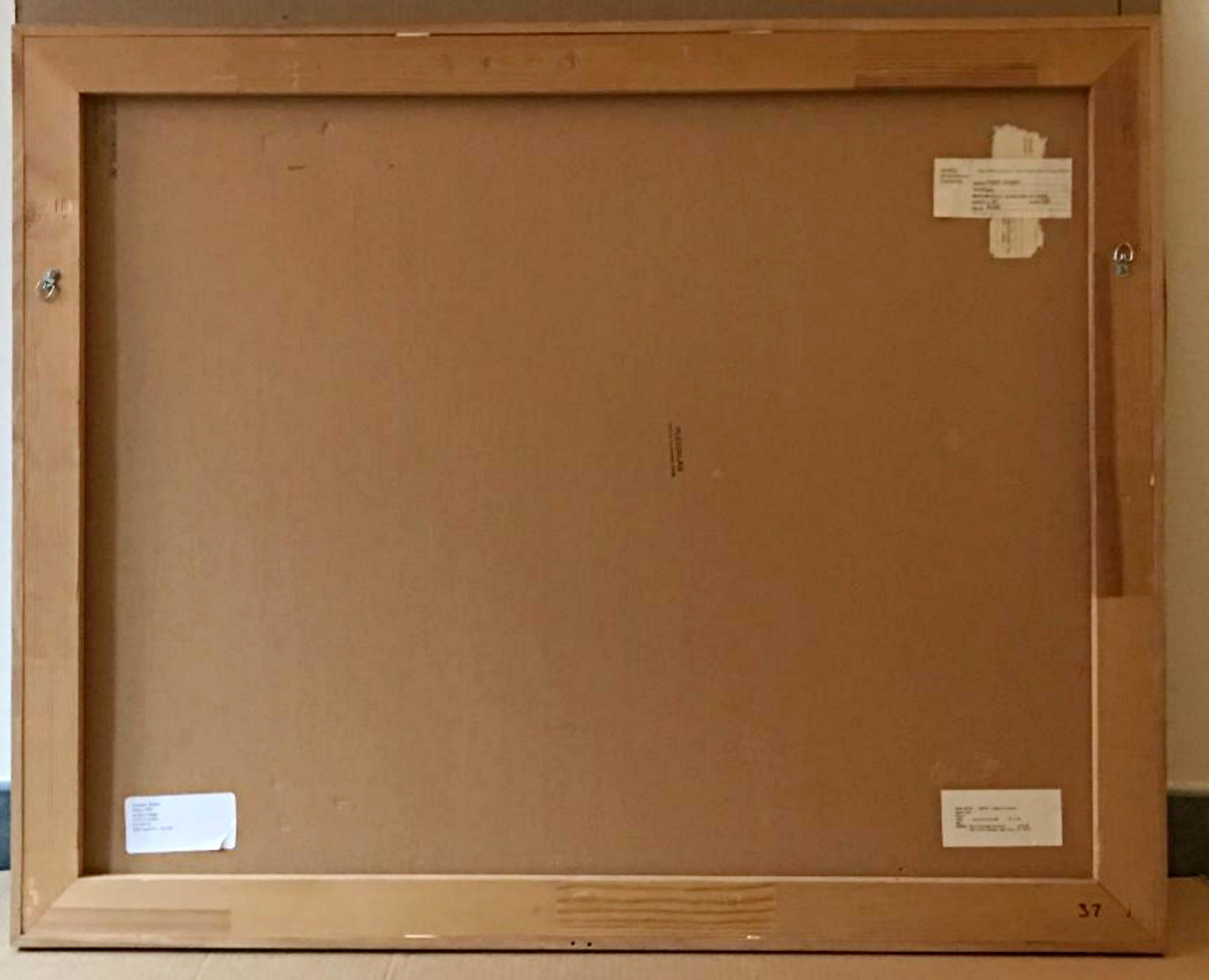 Pears (Holly Solomon Gallery & Readers Digest Collection) Signed painting Framed - Abstract Art by Robert Kushner