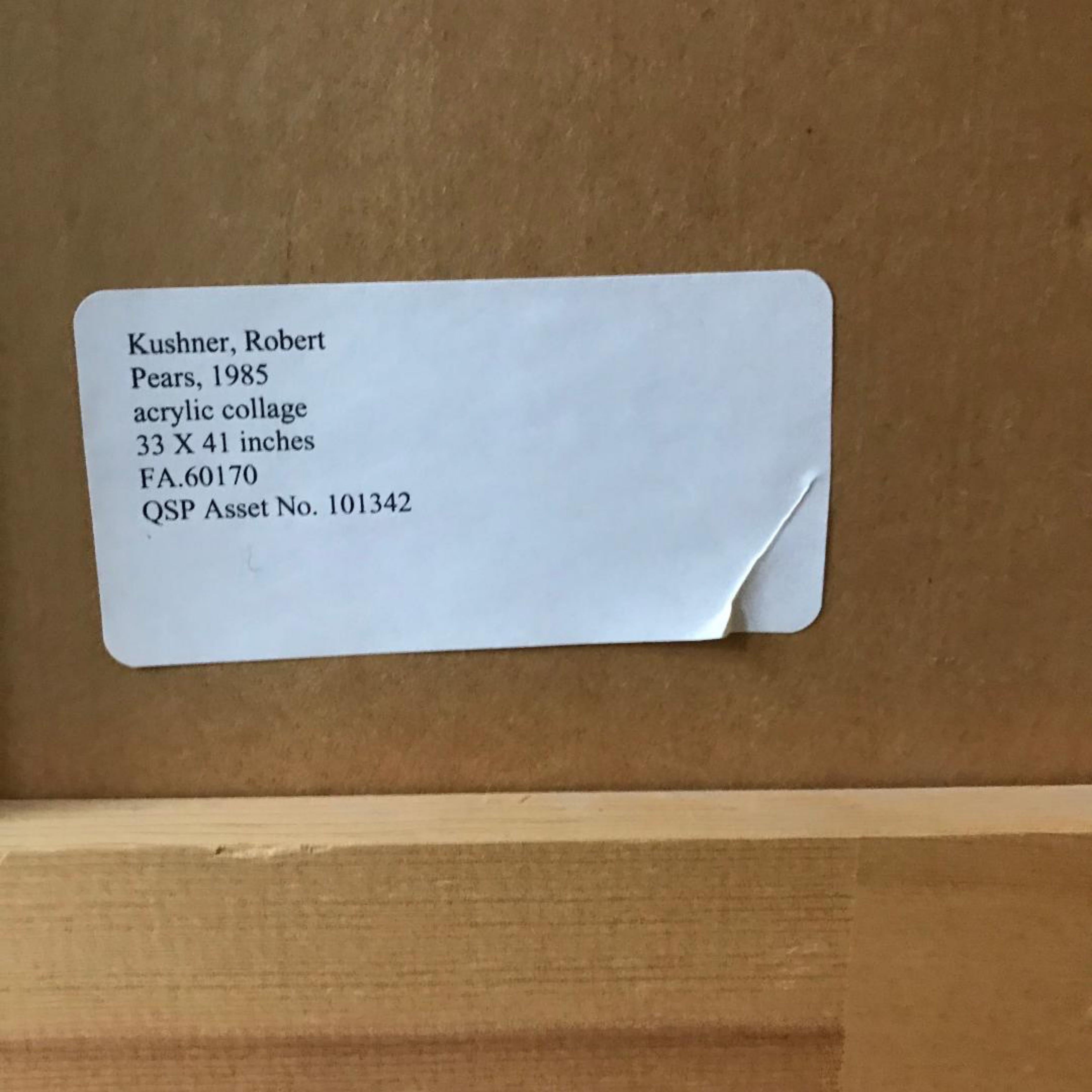 Peras (Galería Holly Solomon y Colección Readers Digest) Cuadro firmado Enmarcado en venta 4