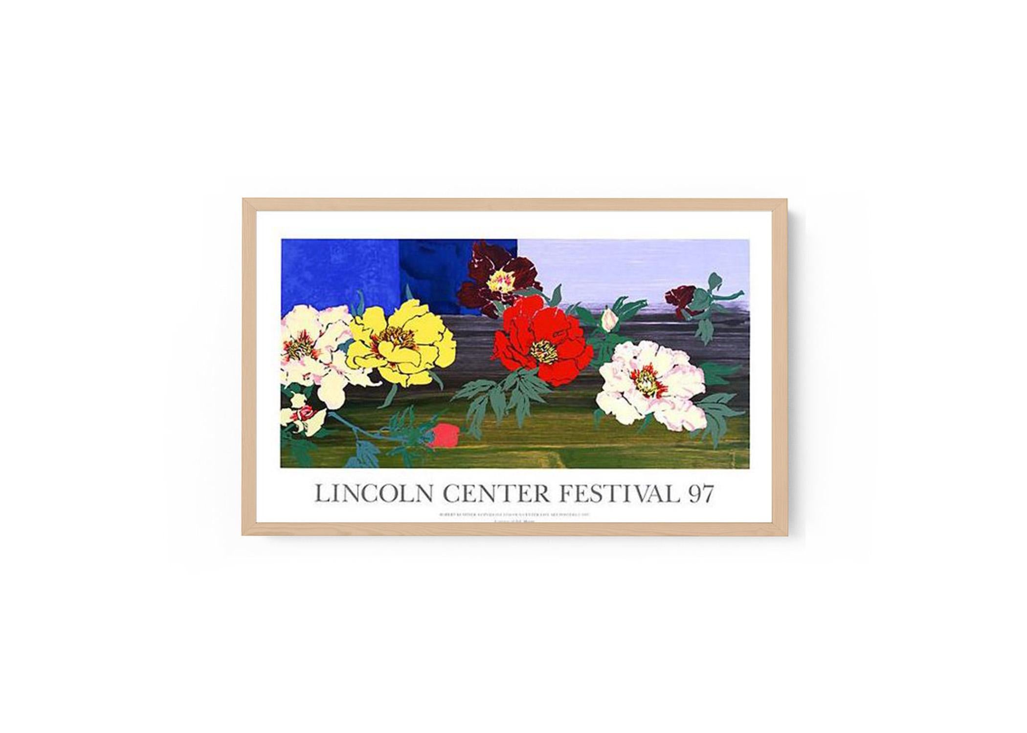 Robert Kushner Still-Life Print - Linwood Lincoln Center Festival 97 Poster