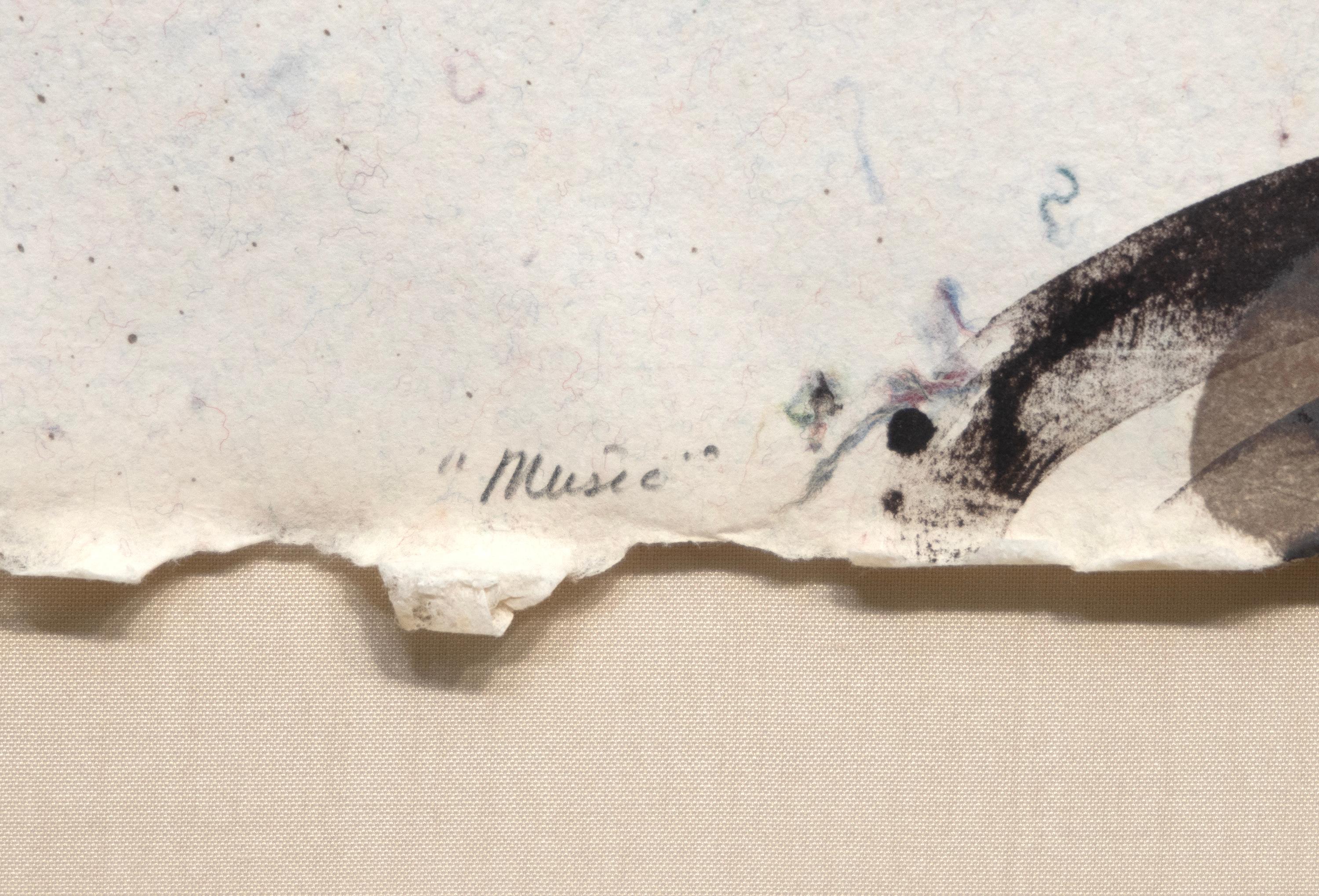 Musik (Beige), Figurative Print, von Robert Kushner