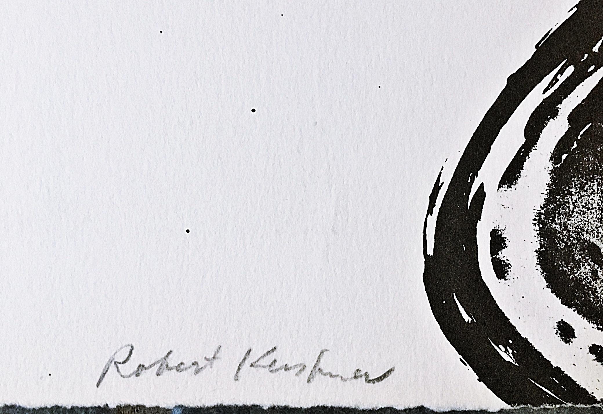 Robert Kushner, abstraction for the Paris Review Lithograph hand signed 142//200 For Sale 1