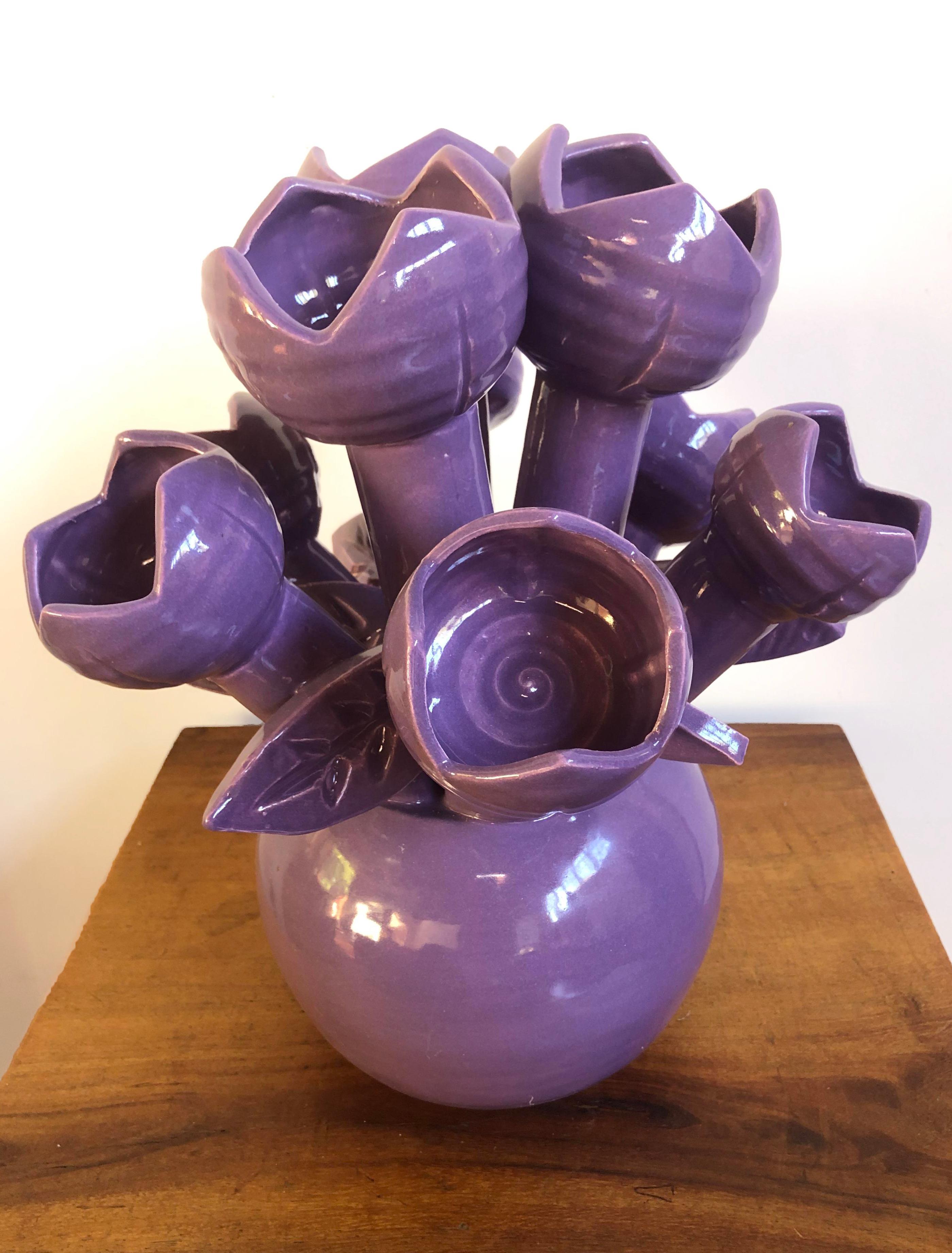 Figurative Sculpture di Robert Kvenild - Nebbia di lavanda