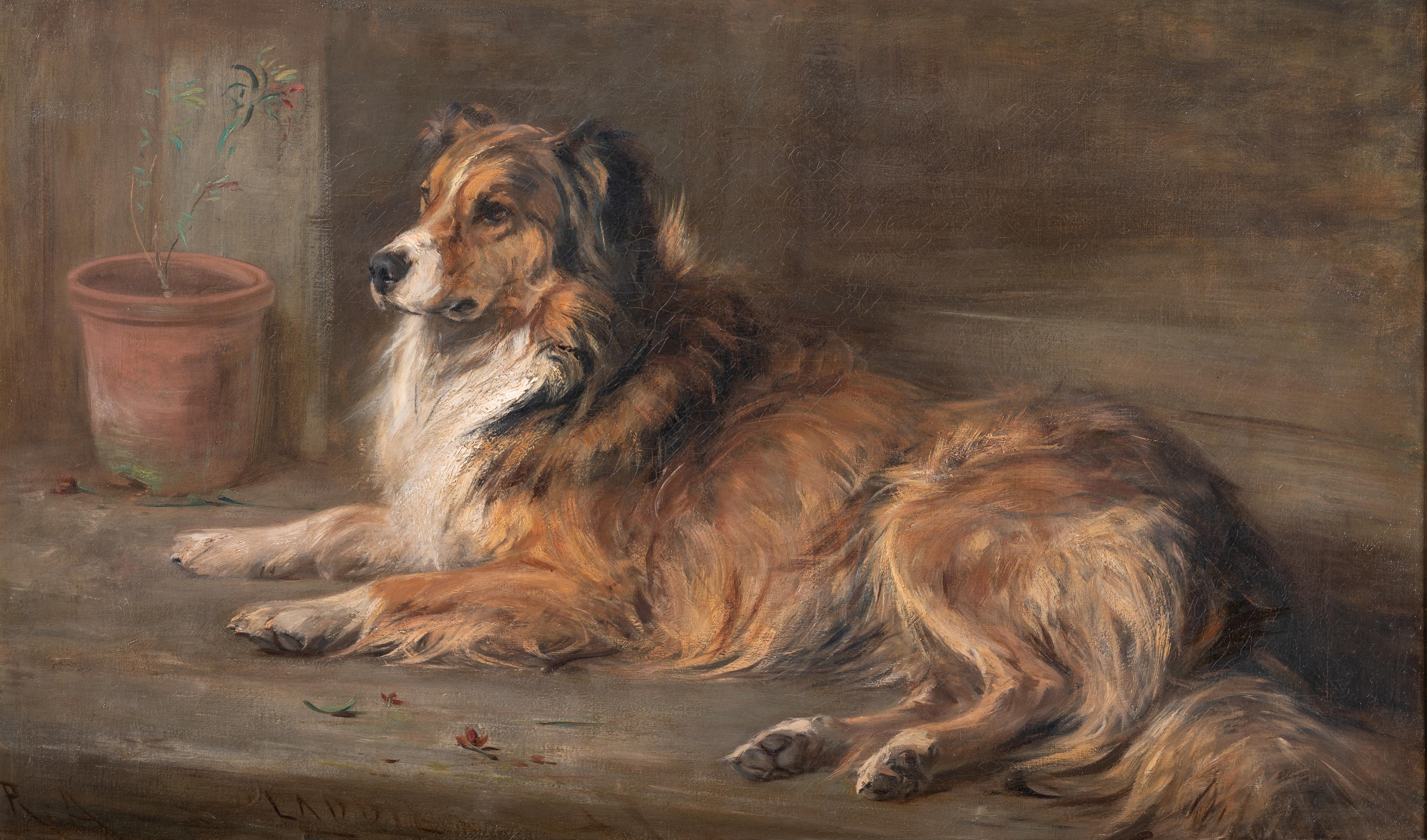 'Laddie', un collie - Painting de Robert L. Alexander