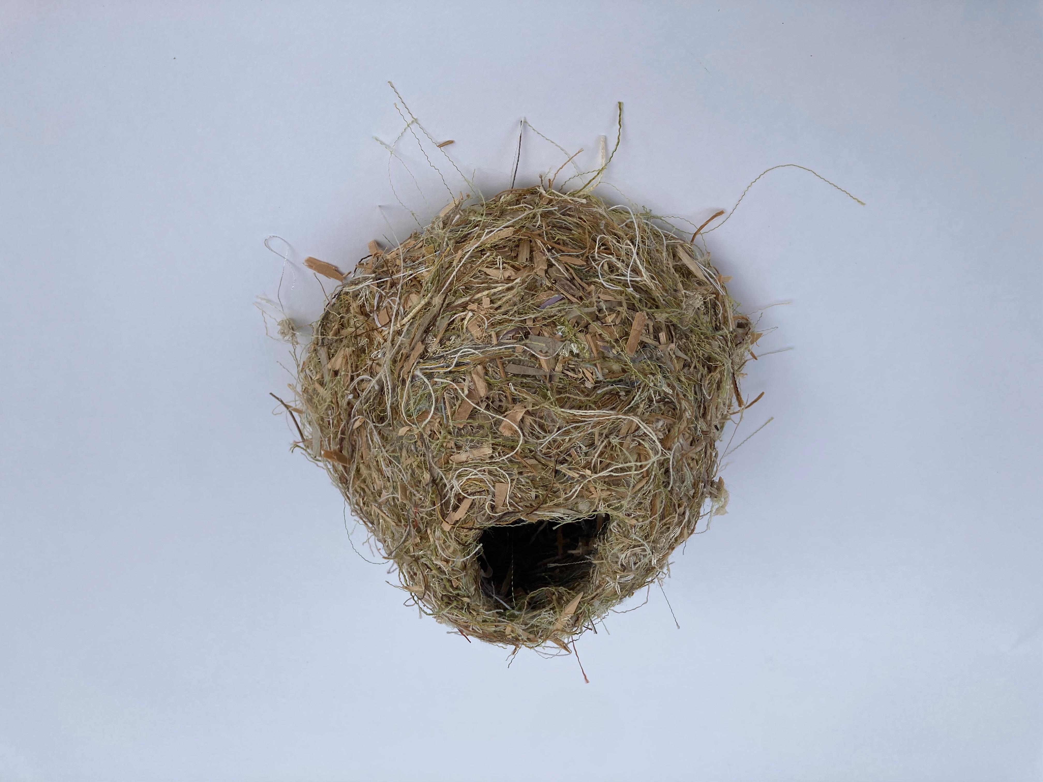 Recycled sculpture: 'Nest 1' - Sculpture by Robert Lach