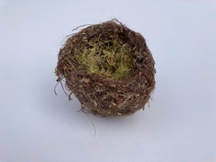 Upcycled, suspended sculpture: 'Nest 2'
