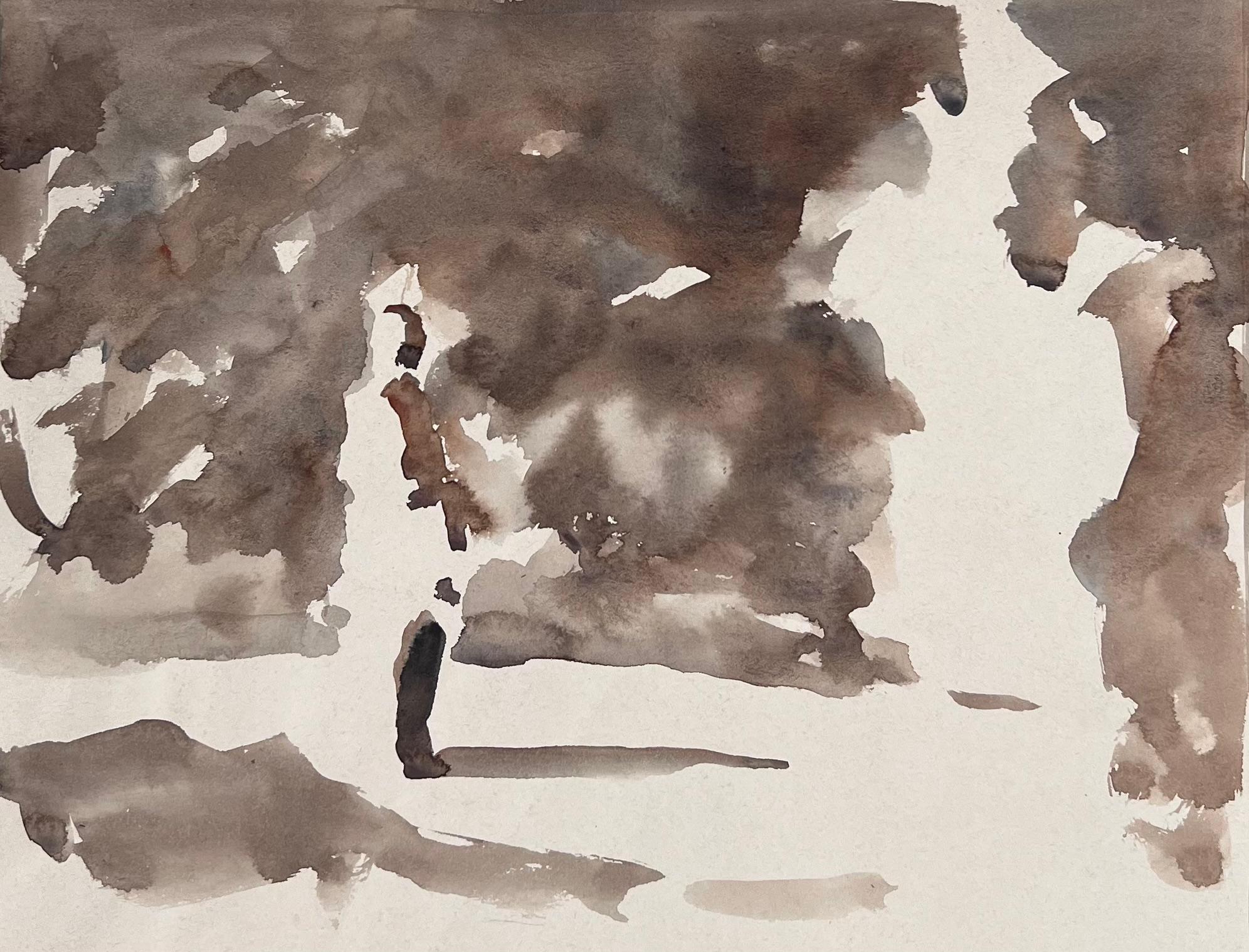 Original French Artwork 
by Robert Ladou (French 1929-2014)
original watercolour painting on artist paper, unframed
size: 11.5 x 15 inches
condition: very good
provenance: from the artists estate in France
