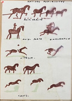 "Notions Possibilités" Estudio de los aires y el movimiento del caballo por Robert Ladou