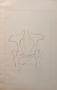 Französische Anatomische französische Studie des Pelvic Girdles eines Pferdes