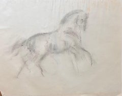 Étude française minimaliste originale des chevaux
