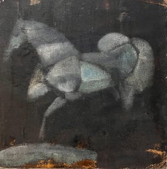 Estudio equino original francés con textura de un caballo