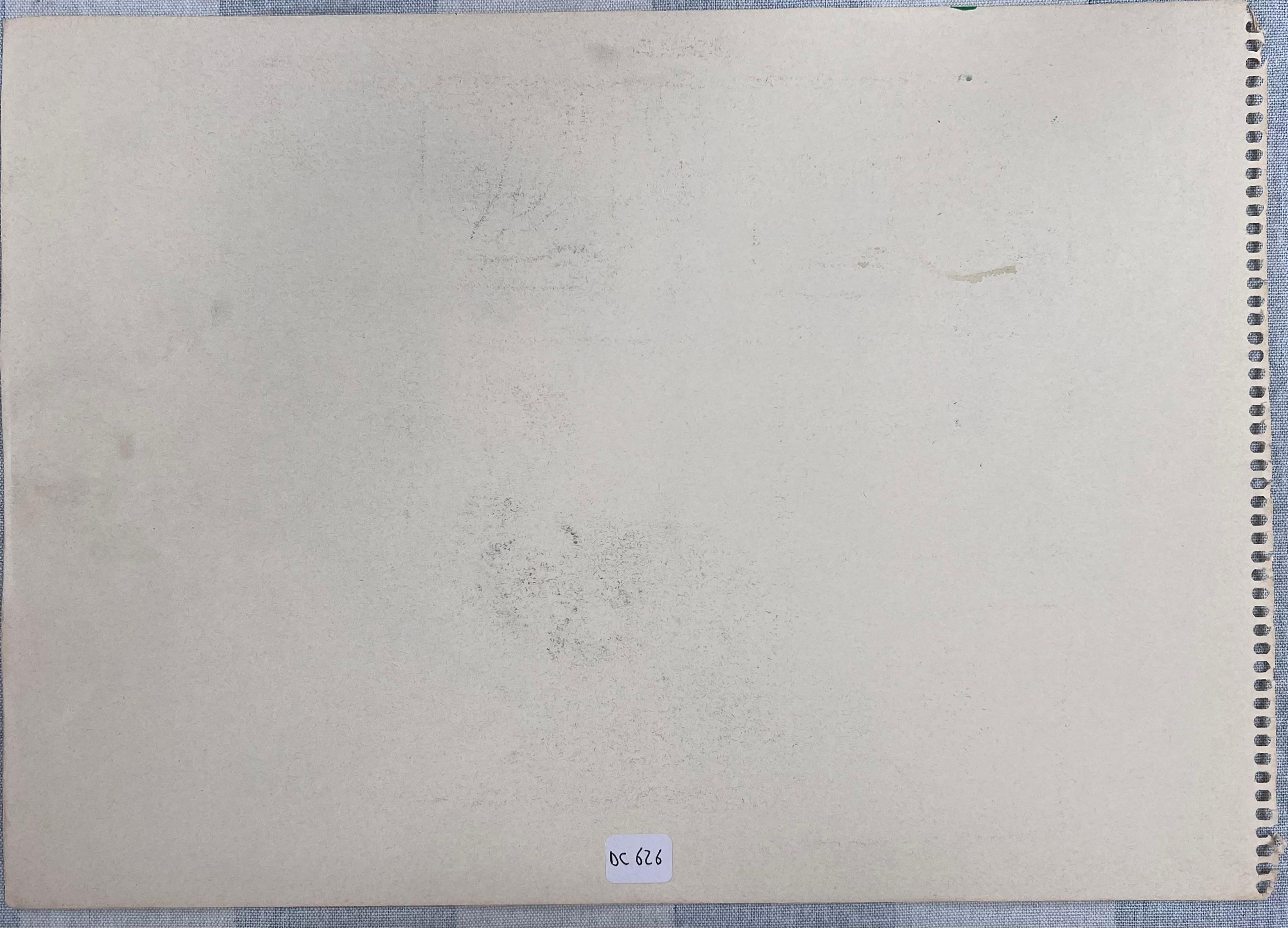 Portraits au crayon de figures à deux visages Esquisse originale française en vente 1