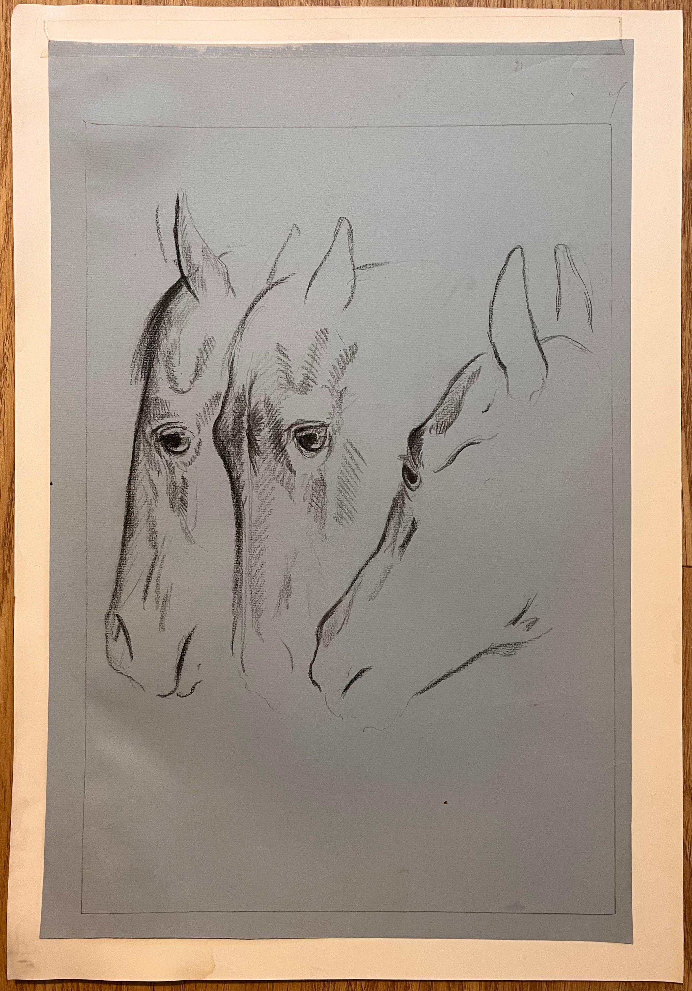 Studio del movimento della testa di un cavallo di Robert Ladou in vendita 1