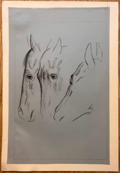 Étude du mouvement d'une tête de cheval par Robert Ladou