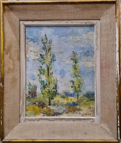 Popliers, Île-de-France. The Poplar Trees.