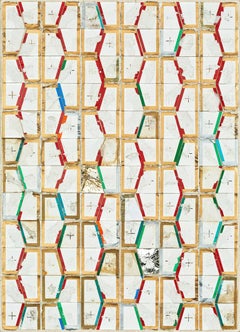Polychrome Honeycomb. 2018, Robert Larson, Mixed Media, Geometric Abstraction