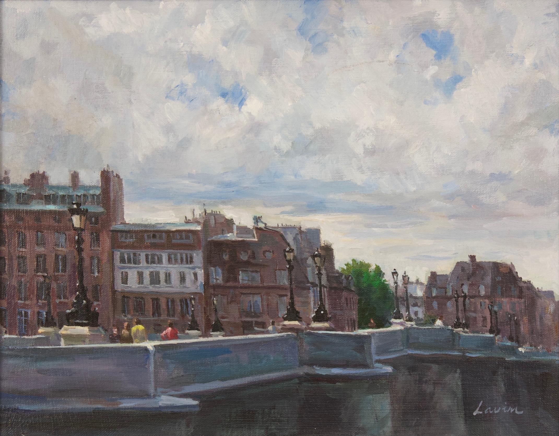 Landscape Painting di Robert Lavin - Parigi