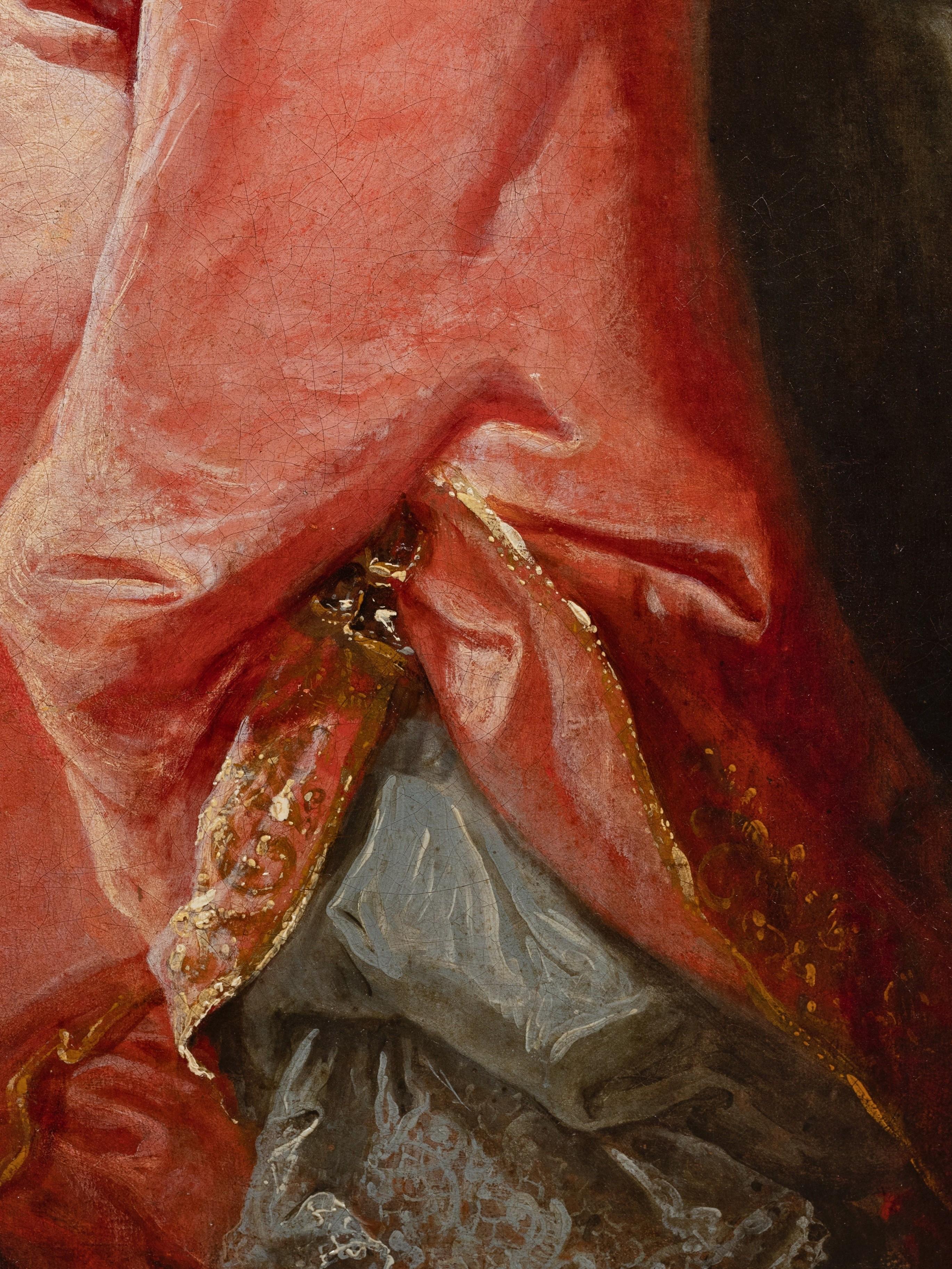 Porträt einer französischen Dame von Robert Le Vrac Tournieres, um 1725 im Angebot 2