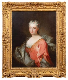 Ritratto di donna francese di Robert Le Vrac Tournieres, 1725 ca.