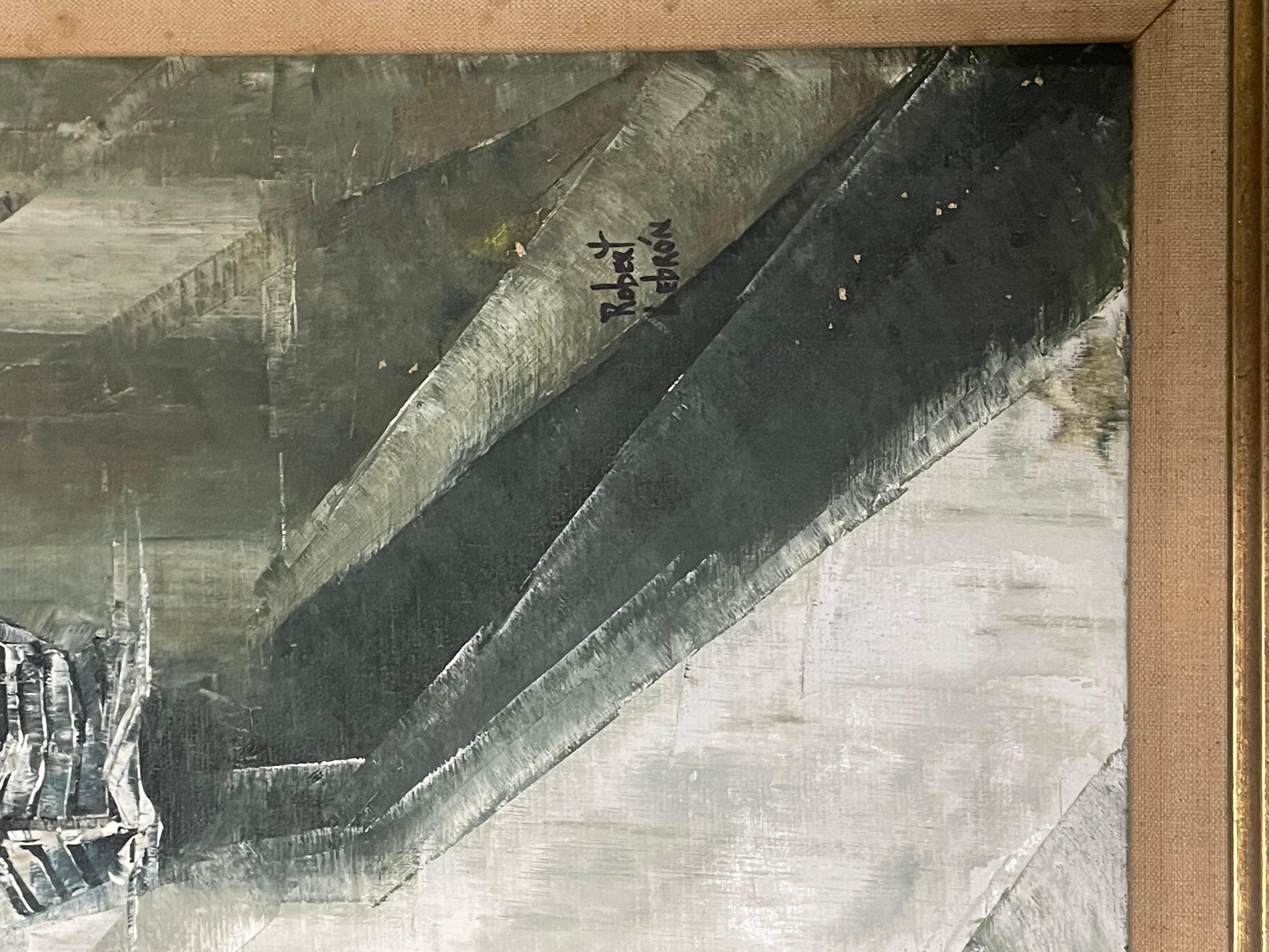 Dies ist ein Ölgemälde auf Leinwand. In gutem Zustand einige kleinere Abplatzungen. Maße 44x32