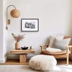 Escaping Your Memory - Original Mixed Media Surrealist Art Framed