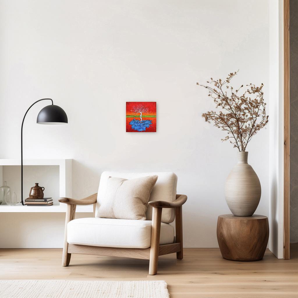 Let Me Forget - Arte surrealista a tecnica mista originale in vendita 1