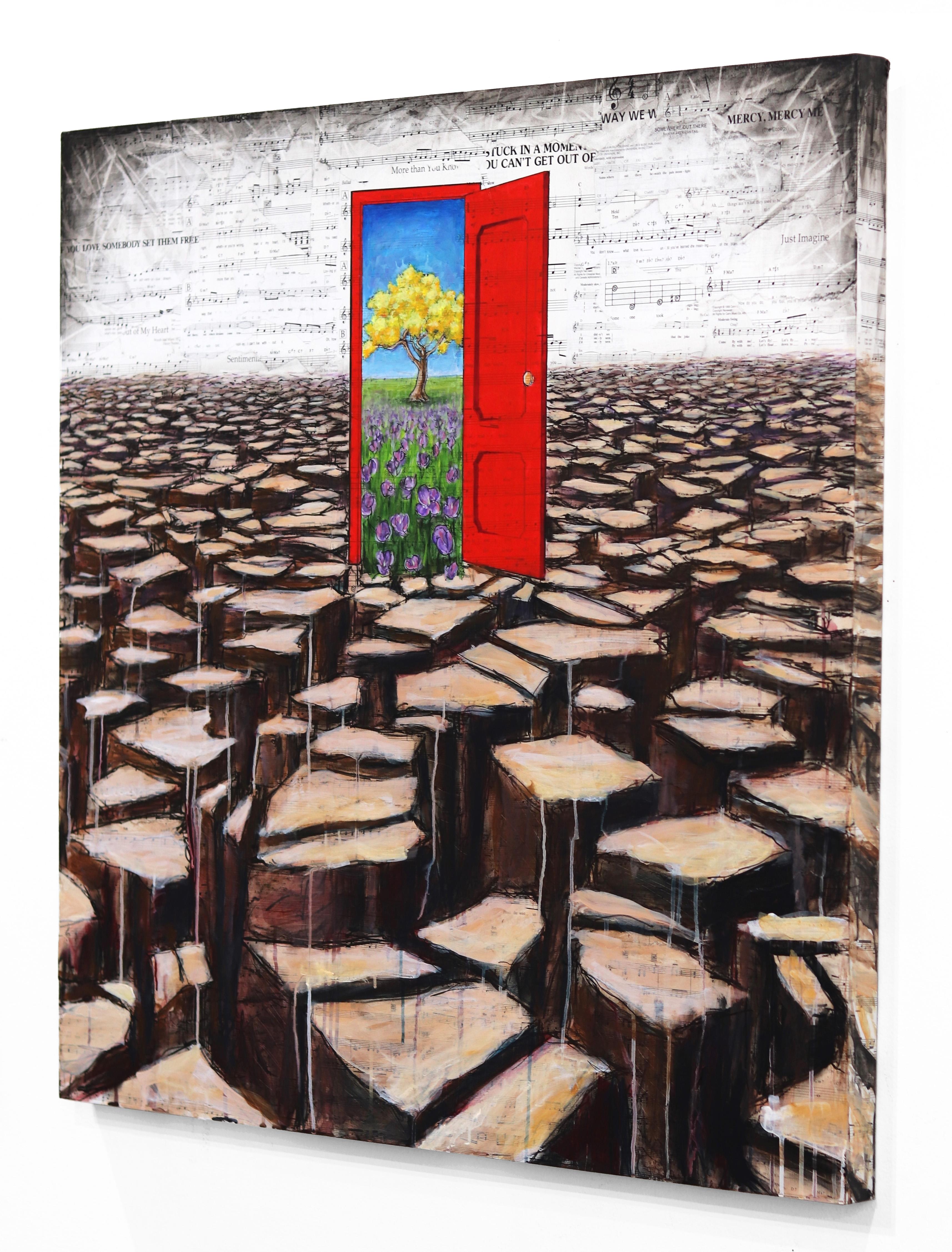 Come tutti i miei sogni - Arte surrealista a tecnica mista originale in vendita 1