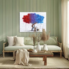 The Nature of Growth - Original Mixed Media Surrealist Figurative Still Life Art