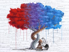The Nature of Growth - Natura morta figurativa surrealista a tecnica mista originale