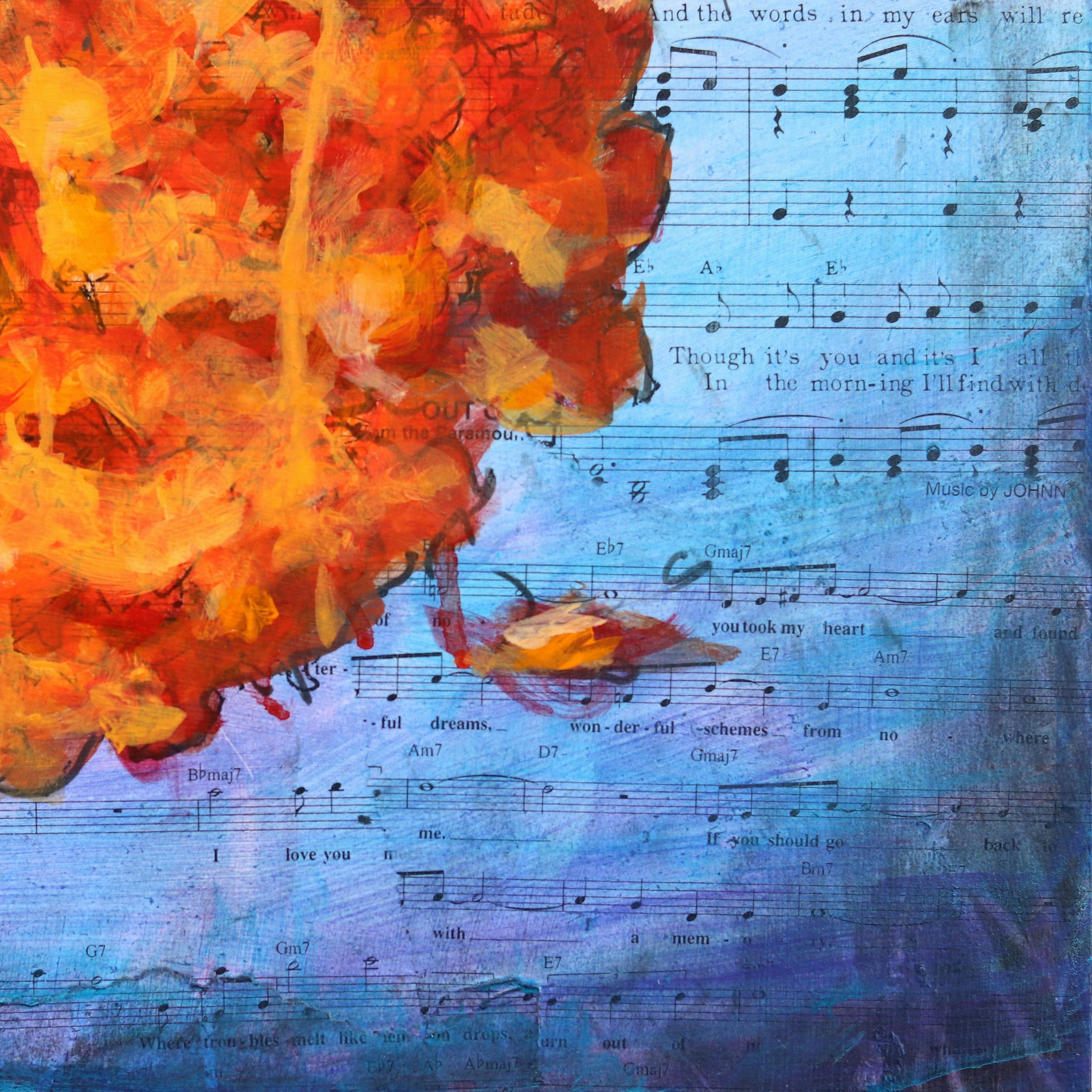 A través del espejo - Arte surrealista original en técnica mixta en venta 5