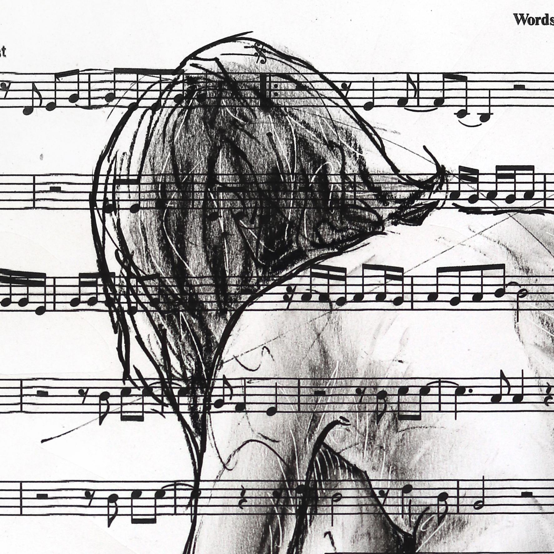 What You Leave Behind - Abstraktes, figuratives, gemischtes, surrealistisches Kunstwerk im Angebot 2