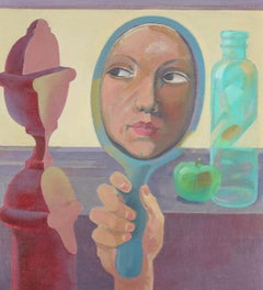 Robert Lee (1915-2007) - 20th Century Oil, On Reflection